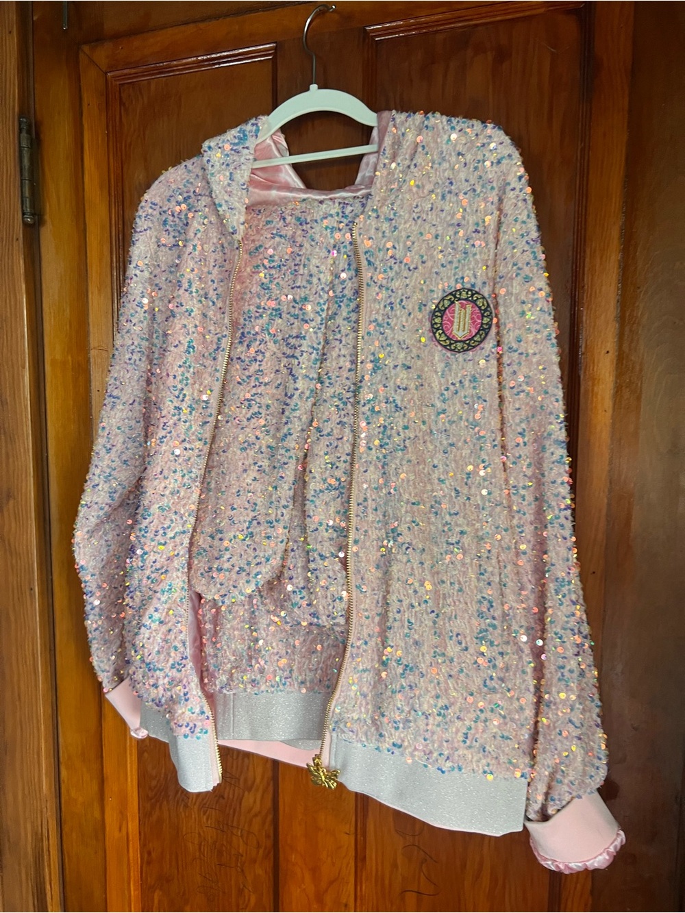 NWOT Lola + The Boys x Wicked Glinda sparkle tracksuit | Adult Large
